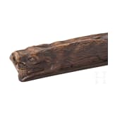 A fine carved stock of a wheellock rifle, Swabia, circle of Michael Maucher, ca. 1680