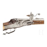 A Bohemian deluxe wheellock rifle with rich bone veneer, circa 1680/1700
