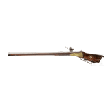 A fine wheellock rifle with chiseled lock, Augsburg, circa 1700