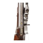 A fine wheellock rifle with chiseled lock, Augsburg, circa 1700
