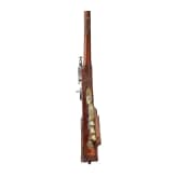 A German hunting wheellock rifle, the stock inlaid with staghorn, circa 1700