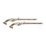 A distinguished pair of Bohemian long deluxe wheellock pistols, circa 1640