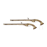 A distinguished pair of Bohemian long deluxe wheellock pistols, circa 1640