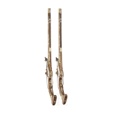 A distinguished pair of Bohemian long deluxe wheellock pistols, circa 1640