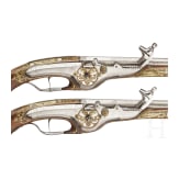 A distinguished pair of Bohemian long deluxe wheellock pistols, circa 1640