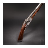 A luxurious Italian miquelet-rifle with chiselled decoration, Brescia, circa 1680
