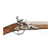A French flintlock shotgun with chiselled decorations, circa 1740