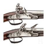 A pair of long flintlock pistols, Brescia, circa 1660