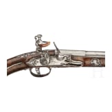 A flintlock pistol, Poncino Borgognone of Brescia, circa 1680
