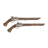 A Northern Italian pair of snaphauncelock pistols, end of 17th century