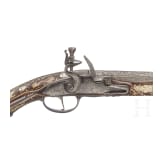 A Bohemian flintlock pistol with lavish bone inlays, circa 1690/1700