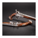 A pair of flintlock pistols from the armoury of Ernest Louis, Landgrave of Hesse-Darmstadt (1667 - 1739), Friedrich Osterman in Copenhagen, circa 1700