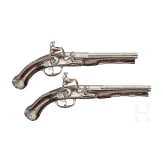 A pair of travelling pistols, Francesco Rizzi in Piacenza, circa 1700