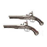 A pair of travelling pistols, Francesco Rizzi in Piacenza, circa 1700