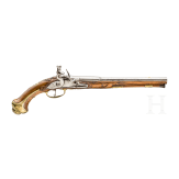 Large flintlock pistol, J. Fleming, Leipzig, circa 1720/30