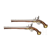 A pair of flintlock pistols for an officer by Johann Jacob Beer in Maastricht or Liege, circa 1730