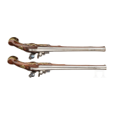A pair of flintlock pistols for an officer by Johann Jacob Beer in Maastricht or Liege, circa 1730