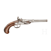 A flintlockpistol by Perret in Dijon, ca. 1760