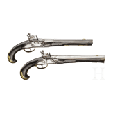 A pair of flintlock pistols by Lindenschmitt in Mainz, ca. 1780