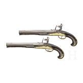 A pair of flintlock pistols by Lindenschmitt in Mainz, ca. 1780