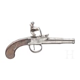 A flintlock pistol, James Freeman, London, ca. 1780