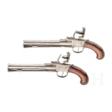 A pair of flintlock travel pistols, Turin, ca. 1780