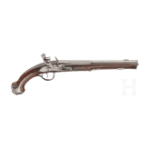 A Belgian flintlock pistol with Italian barrel, Mathias Minick, Li&egrave;ge, 2nd half of the 18th century