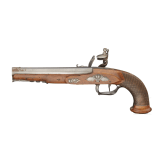 A flintlock pistol by Guillaume Berleur in Li&egrave;ge, ca. 1800