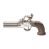 A four-barreled flintlock terzerol, Flemish, ca. 1800