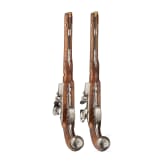 A pair of flintlock pistols by Delpire in Paris, circa 1810