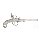 A French/Belgian all-metal flintlock terzerol, circa 1810