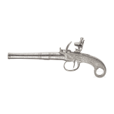 A French/Belgian all-metal flintlock terzerol, circa 1810
