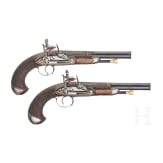 A pair of Spanish miquelet pistols, Jose Ma. Alberdi, circa 1810