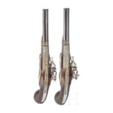 A pair of Spanish miquelet pistols, Jose Ma. Alberdi, circa 1810