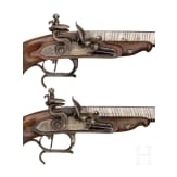 A cased pair of flintlock pistols, Pirmet of Paris, circa 1815