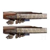 A cased pair of flintlock pistols, Pirmet of Paris, circa 1815