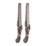 A cased pair of percussion pistols, Edward & William Bond, London, circa 1840