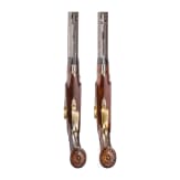A cased pair of deluxe percussion pistols, Joseph Charles Reilly, London, circa 1850