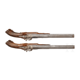 A cased pair of percussion pistols by Geerinckx in Paris, ca. 1850