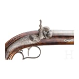 A pair of French percussion pistols, Paul Boithard, St. Etienne, circa 1860