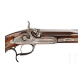 A cased breech-loading percussion pistol by Gastinne Renette in Paris, circa 1860