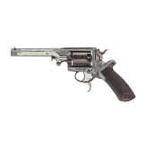 A Tranter "triple action" double trigger percussion revolver