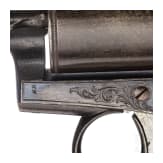 A Tranter "triple action" double trigger percussion revolver