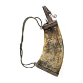 A powder flask for musketeers, German, c. 1600