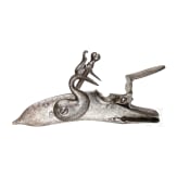 A large German flintlock for a wall piece, 1st half of 18th century