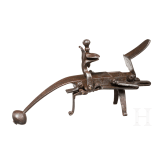 A flintlock table-lighter, German, 18th century