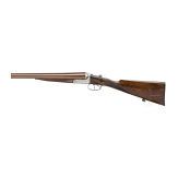 A cased side-by-side shotgun by Woodward & Son
