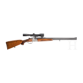 A rifle-shotgun by Franz Sodia with a Nickel scope