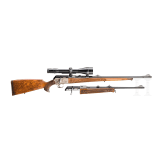 A cased Blaser M SR 850/88 Luxus repeating rifle with interchangeable barrel and Zeiss scope