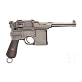 A Mauser C 96 Bolo with holster